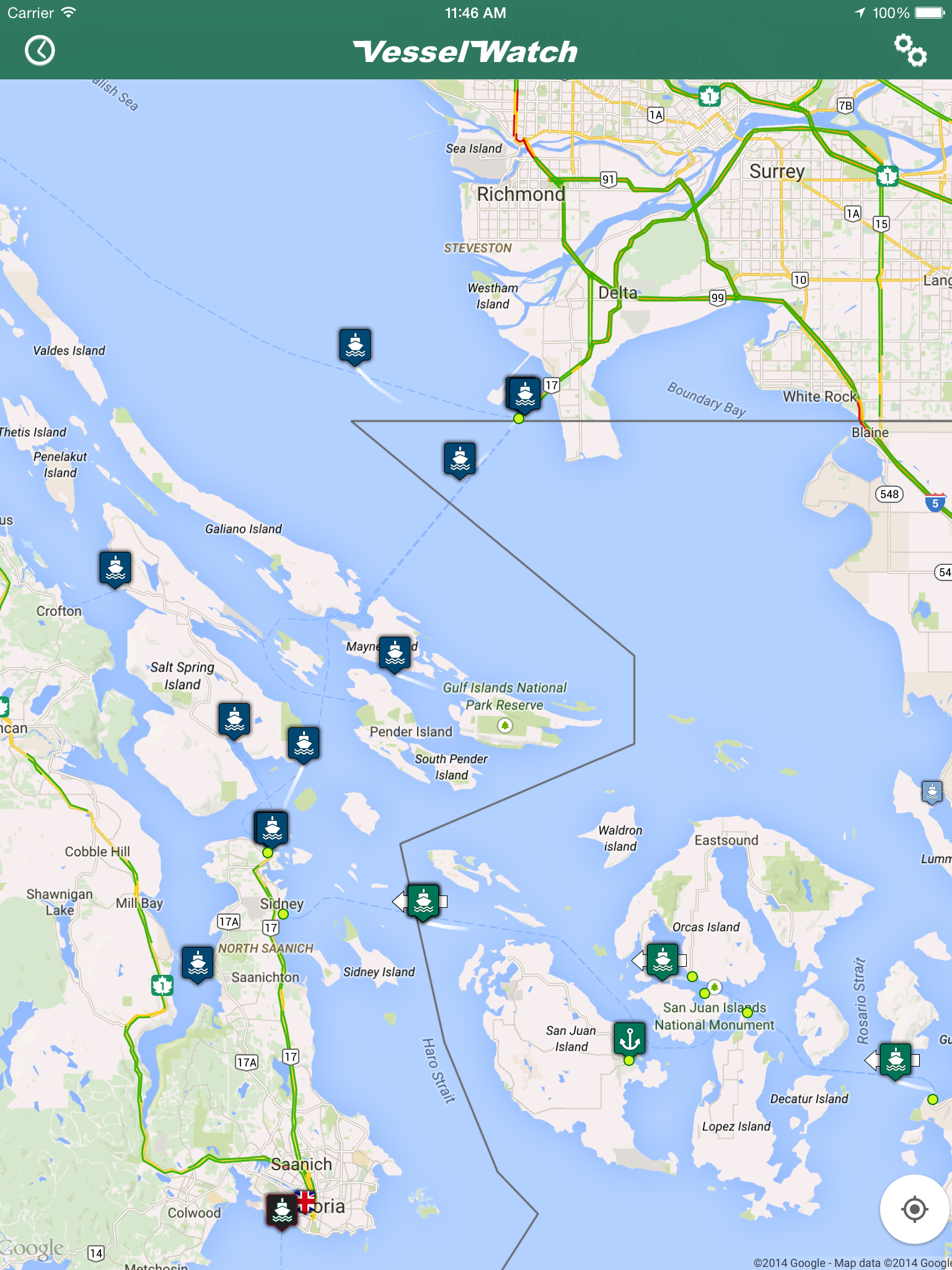 Vessel Watch - Pacific Northwest Ferries