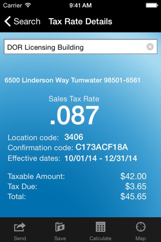 Wa Sales Tax screenshot 2