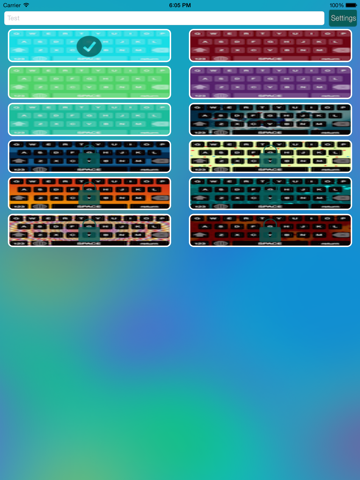 Screenshot #4 pour Color Keys - Free Colorful Keyboard for iOS 8 and iPhone / iPad