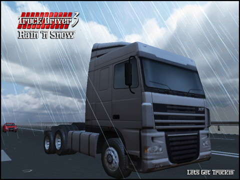 Screenshot #4 pour Truck Driver 3 : Rain and Snow Trucking 3D