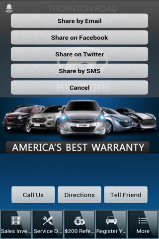 Thornton Road Hyundai screenshot 2