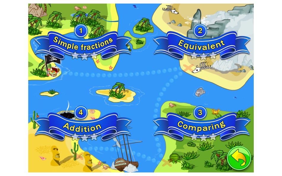 #5. Fractions and Smart Pirates. Free for Mac OS X (macOS) 由: Virtual Space OOO