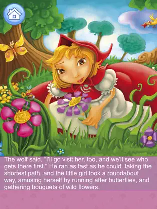 Captura de Pantalla 2 Little Red Riding Hood Fairy-Tale iphone