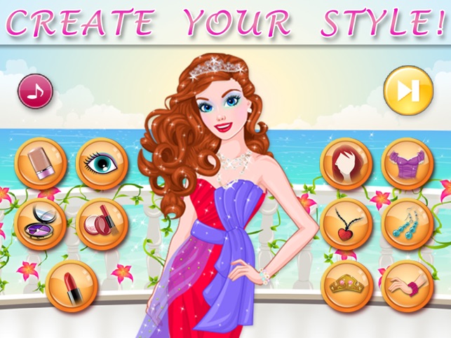 Dress up Mermaid Princess – Beautiful Ocean Belle Dress up & Makeup Game  for Girls and Kids, Apps