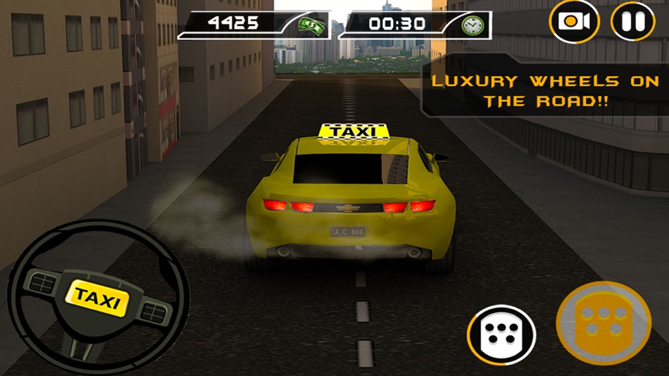 Taxi Car Simulator 3D - Drive Most Wild & Sports Cab in Town - 1.1 - (iOS)