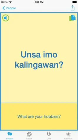 Game screenshot Cebuano Phrasebook - Travel in the Philippines with ease hack