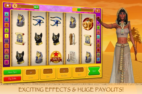 Egyptian Palace Casino Slots ULTRA - The Ancient Lucky Las Vegas Slot Machine Game screenshot 2