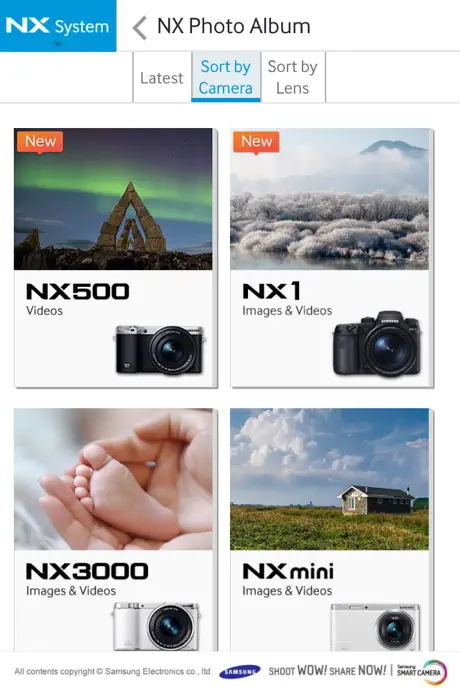 Samsung SMART CAMERA NX