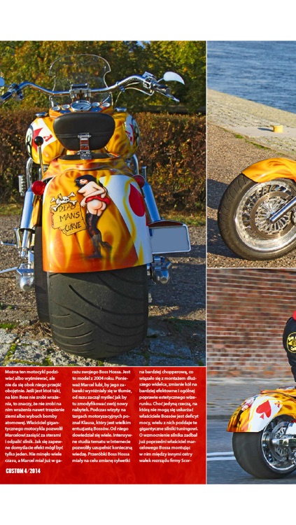 Custom magazyn motocyklowy