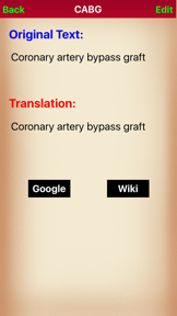 Medical Abbreviations Quick Search screenshot