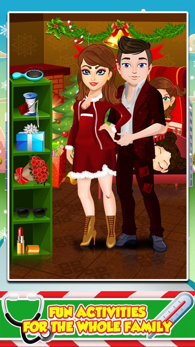 Screenshot 4 of Mommy's Christmas Baby Doctor Salon - My Santa Spa Make-Up Games! App