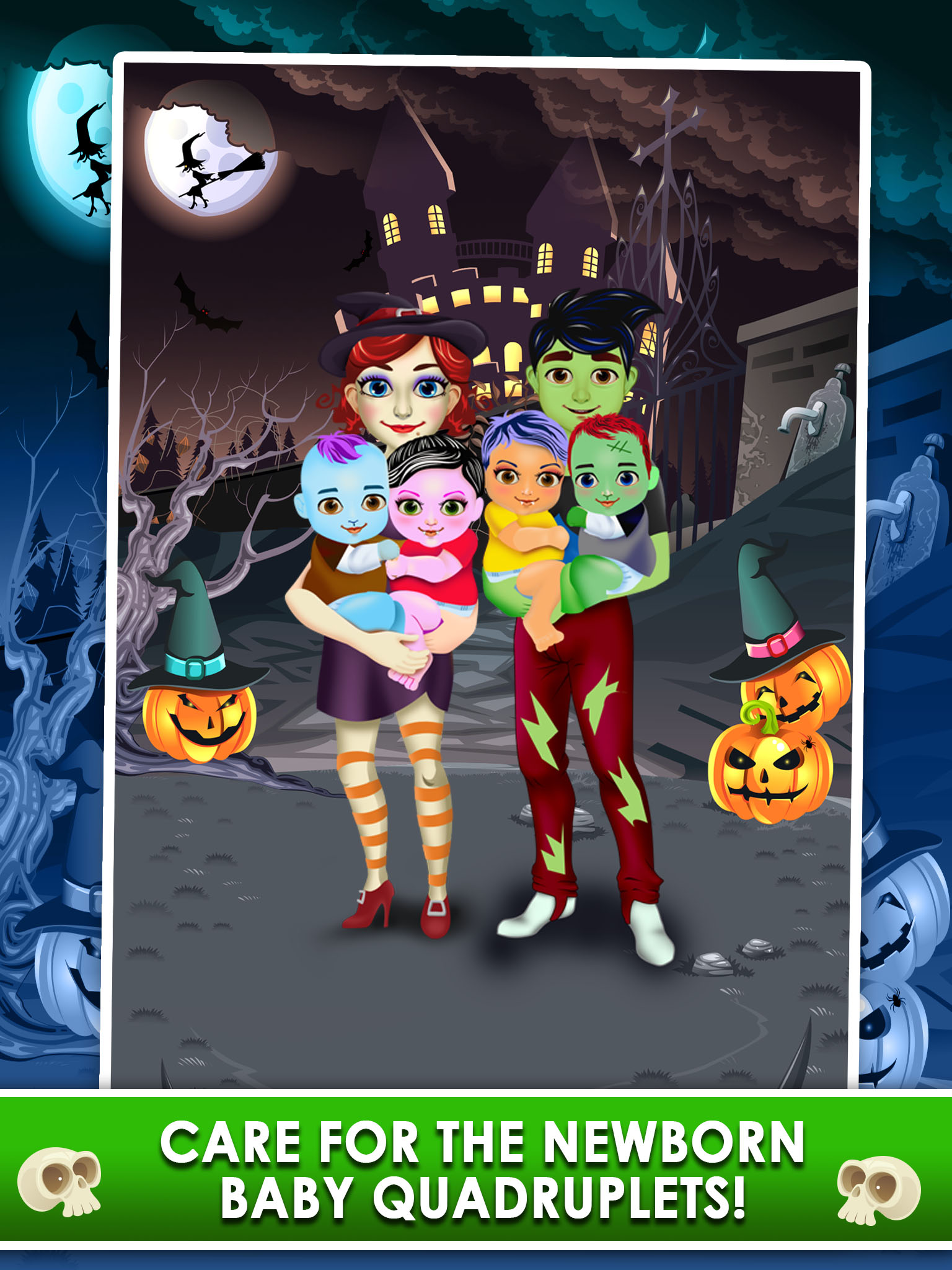 Halloween Mommy's Newborn Baby Doctor - My Make-up Salon Girl Games! screenshot 6