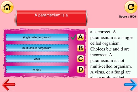 7th Grade Science Quiz # 1 : Practice Worksheets for home use and in school classrooms screenshot 4