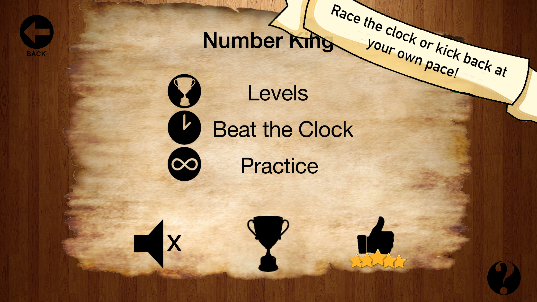 Number King: a Math Logic Puzzle Game