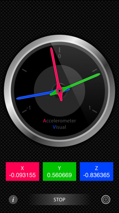 Accelerometer Visual screenshot 2