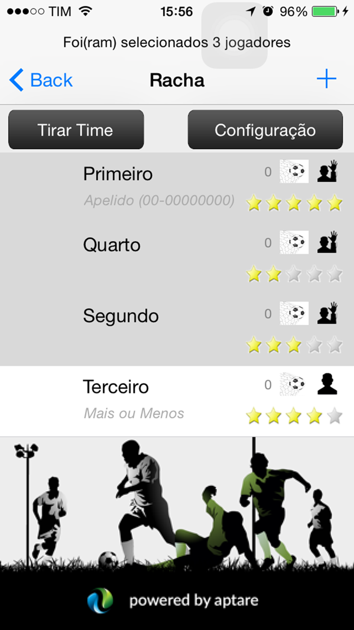 Pelada Manager+