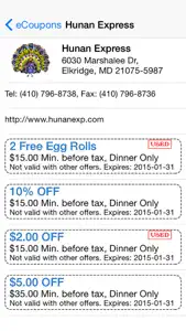 eCoupons screenshot #1 for iPhone