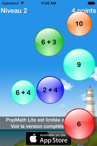 PopMath Lite screenshot 3