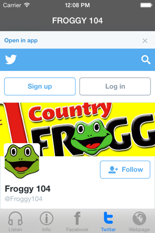 Froggy 104 FM screenshot 4