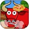 Red Raging Bull Mayhem - Hungry Animal Feeding Game