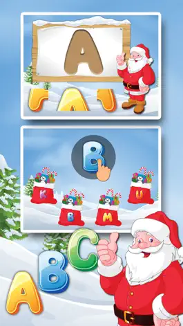 Game screenshot Letters with Santa Free - Kids Learn Alphabet and Letters mod apk