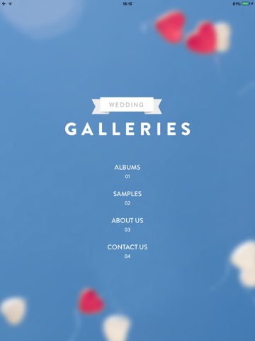 Wedding Galleries - tablet screenshot 2