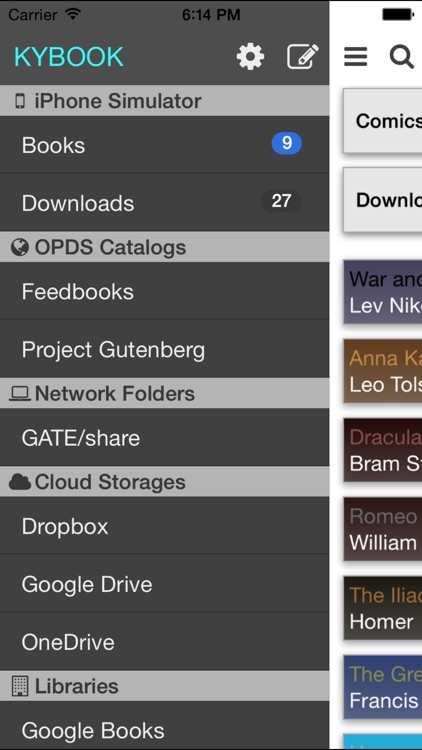 KyBook - EPub,FB2,PDF,DjVu Reader screenshot-3
