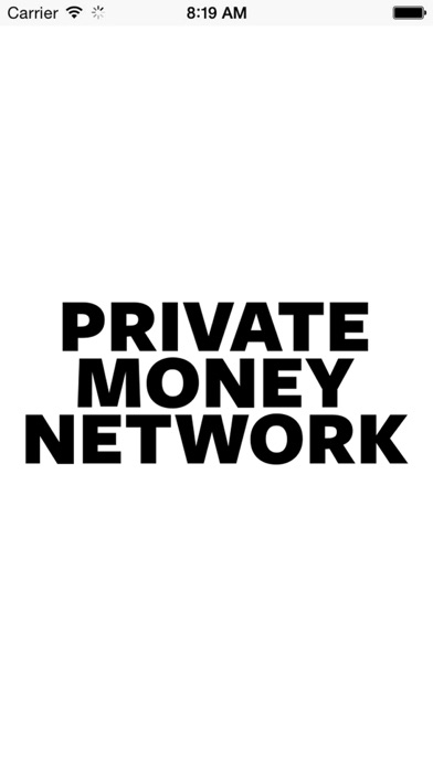 Private Money Network app screenshot