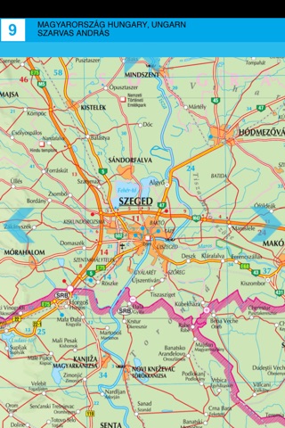 Венгрия. Автодорожная карта. screenshot 4