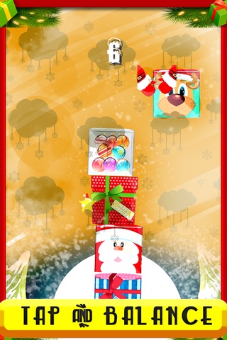 A Matching Christmas gift tower maker for winter holiday - cool & fun physics game for friend family kids by tlabs 2015 screenshot 2