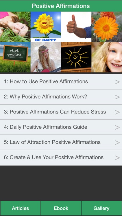 Positive Affirmations Guide - Change Your Life Through Positive Affirmations!