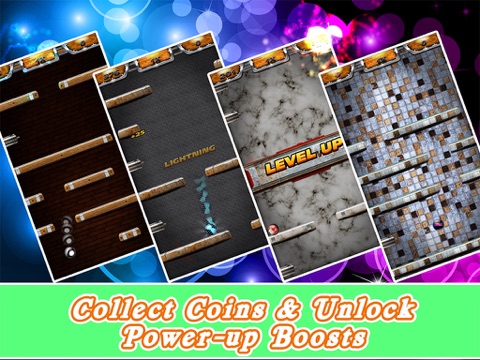 Screenshot #4 pour Falling Balls ! - Un accéléromètre gravité évasion Lite jeu d'arcade - le meilleur Fun falldown Jeux de balle pour les enfants - Application Addicting - Cool Drôle 3D rouler les Jeux Gratuits - Addictive Apps Multijoueur Physique