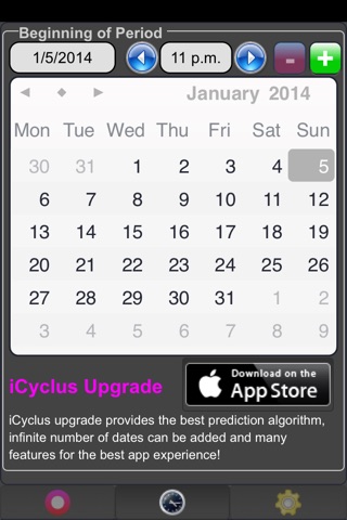iCyclus Free - Track Your Menstrual Cycle and Fertility- Menstrual Calendar screenshot 4