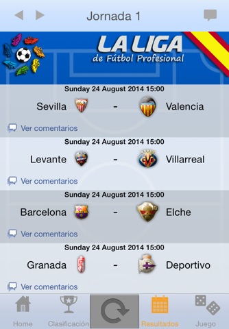 La Liga Live 2014-2015 screenshot 3