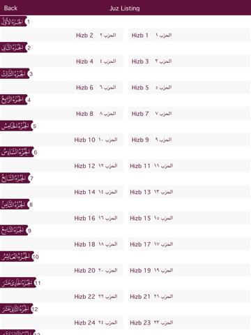 Holy Quran with Sheikh Yasser Al Dossari (الشيخ ياسر الدوسري)  Complete Recitation (Offline) iPad screenshot 4 - Book app