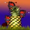 To have your scores saved to Game Center and to have Game Center Achievements please purchase "Tribal Fruit" paid version