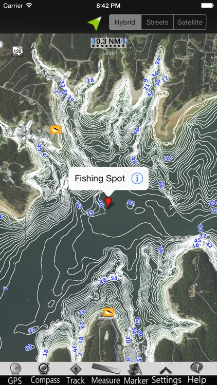 Lake Texoma GPS Nautical charts