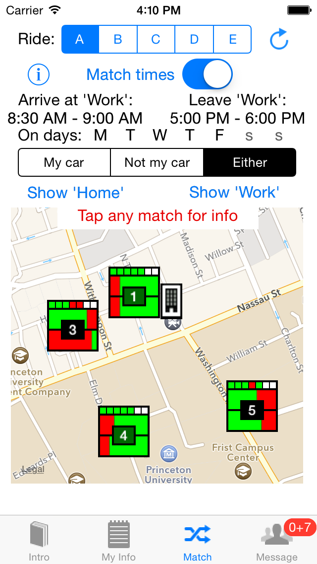 CarPooling - Princeton Ride Share