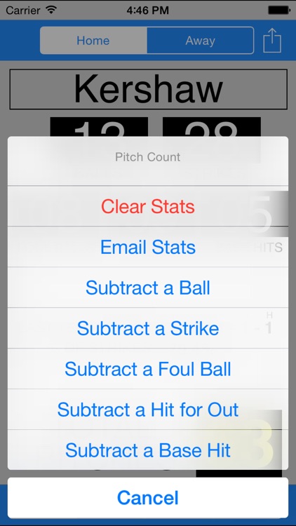 Baseball Pitch Count