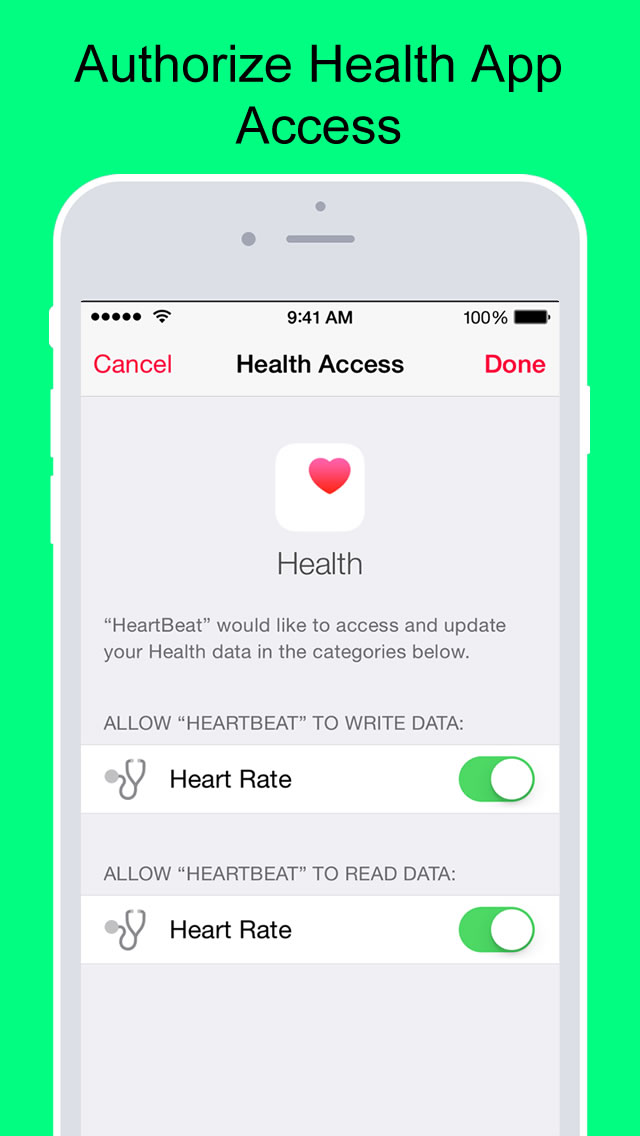 HeartBeat to Health App for Wahoo TICKR Polar and Garmin