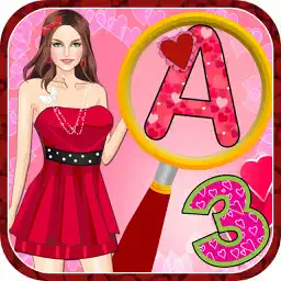 Valentine Hidden Alphabets & Numbers app icon
