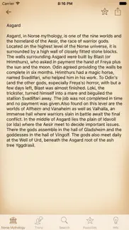 mythology - norse iphone screenshot 2