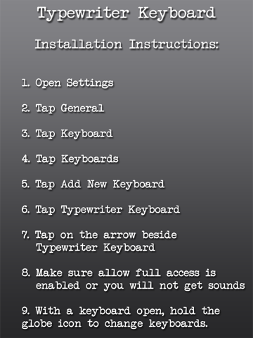 Screenshot #5 pour Typewriter Keyboard