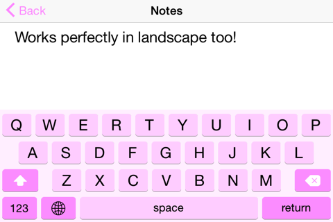 Pink Keyboard Extension screenshot 3