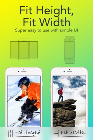Screen Fit - Custom Your Picture for Big Screen Background and Wallpaper for iOS 8 screenshot 2