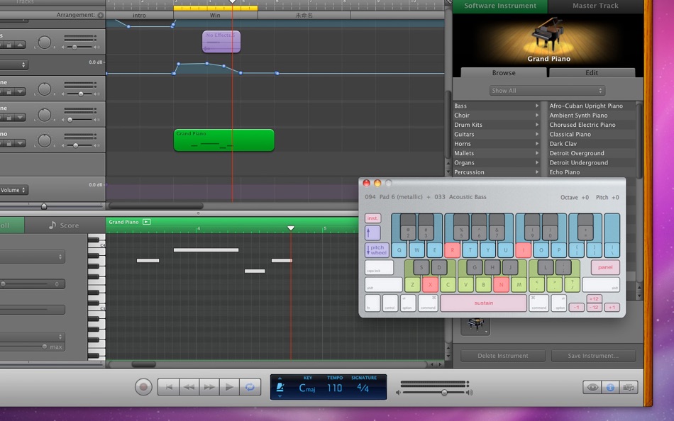 #5. MidiKey for Mac OS X (macOS) 由: Supertintin Co., Ltd