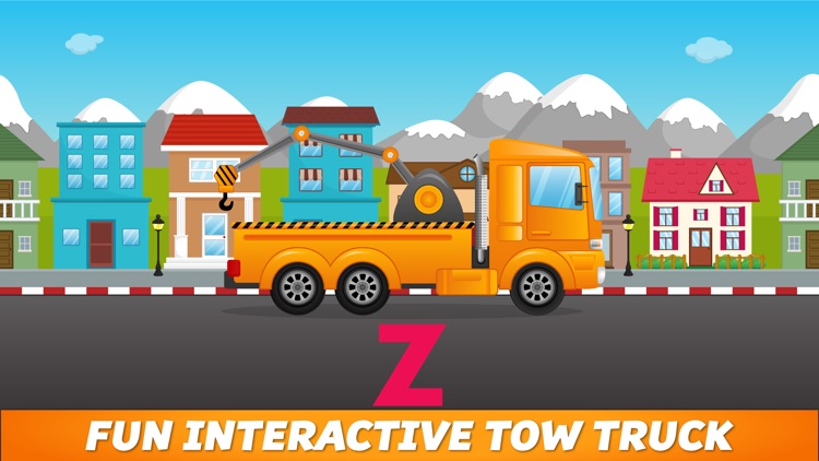 ABC Tow Truck Free - an alphabet fun game for preschool kids learning ABCs and love Trucks and Things That Go screenshot-3