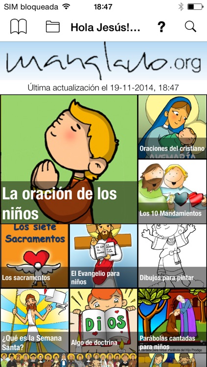 Hola Jesús! Rezar con los niños.
