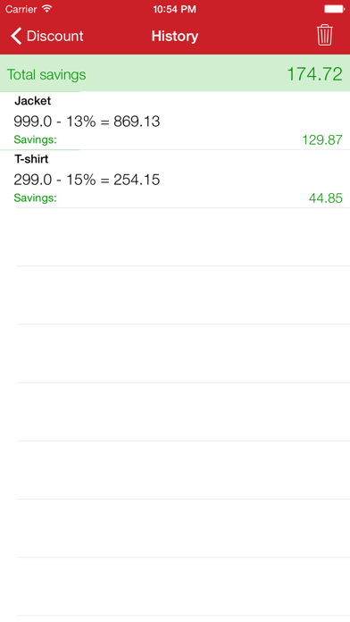 Screenshot #3 pour Discount - Calculator