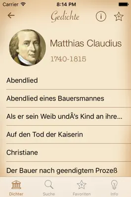 Game screenshot Deutsche Gedichte apk